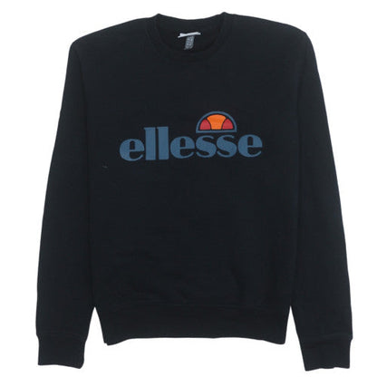 Womens UK Size 12 ellesse Black Pullover Sweatshirt