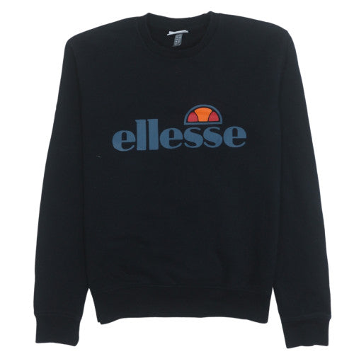 Womens UK Size 12 ellesse Black Pullover Sweatshirt