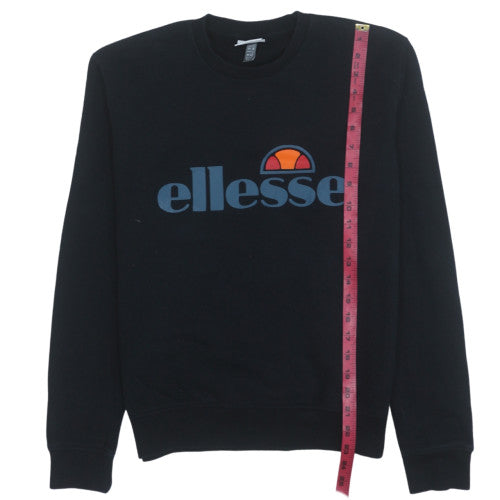 Womens UK Size 12 ellesse Black Pullover Sweatshirt