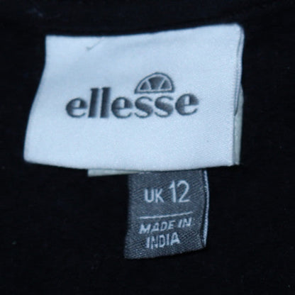 Womens UK Size 12 ellesse Black Pullover Sweatshirt