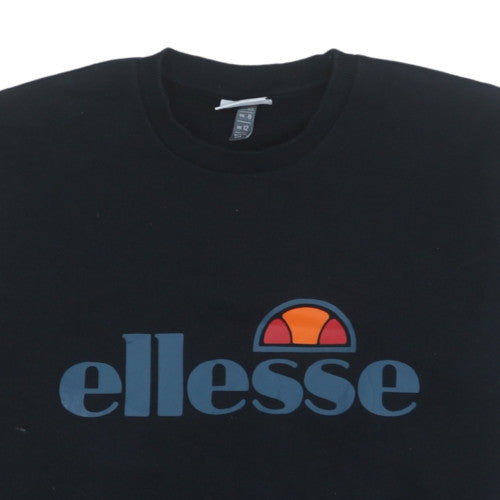 Womens UK Size 12 ellesse Black Pullover Sweatshirt