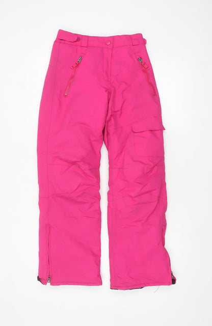 Crane Girls Pink Snow Pants 13-14 Years Skiing Winter Insulated Trousers