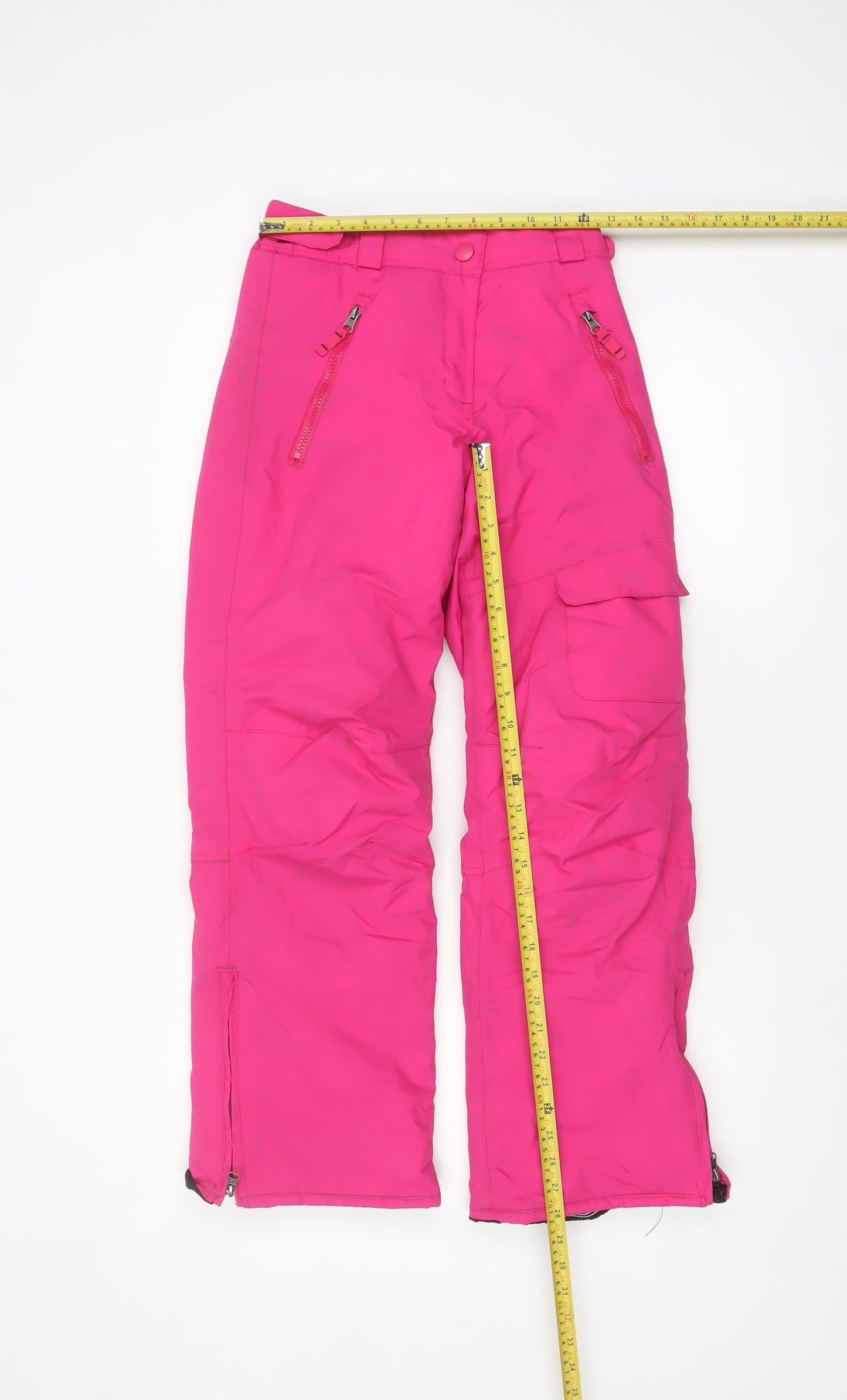 Crane Girls Pink Snow Pants 13-14 Years Skiing Winter Insulated Trousers