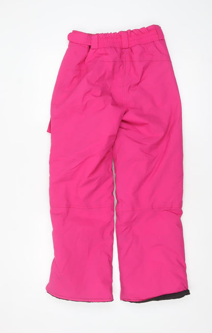 Crane Girls Pink Snow Pants 13-14 Years Skiing Winter Insulated Trousers