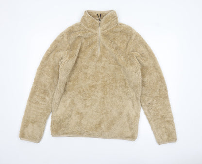 Womens UK Size S Mountain Warehouse Beige Pullover Sweatshirt