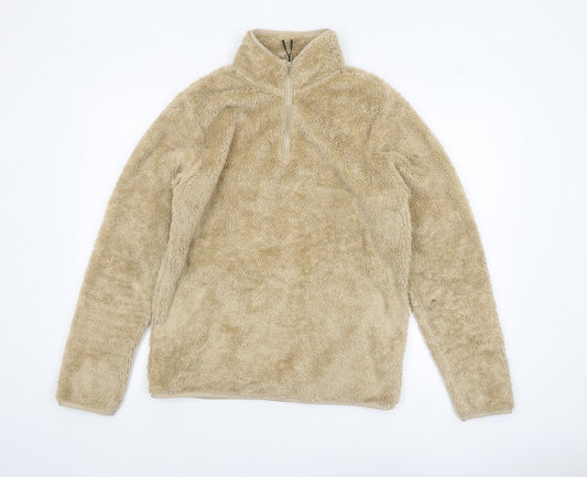 Womens UK Size S Mountain Warehouse Beige Pullover Sweatshirt