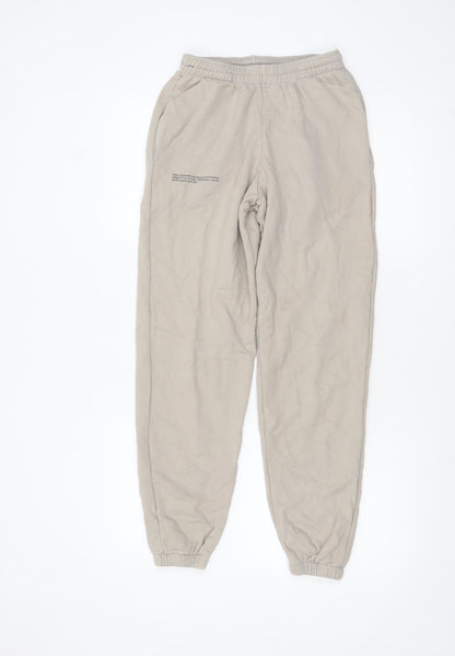 Pangaia Womens Beige 2XS Jogger Trousers 100% Organic Cotton