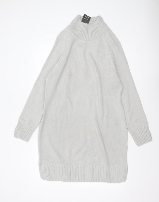 Womens UK Size 16 Avenue Grey Tunic Jumper