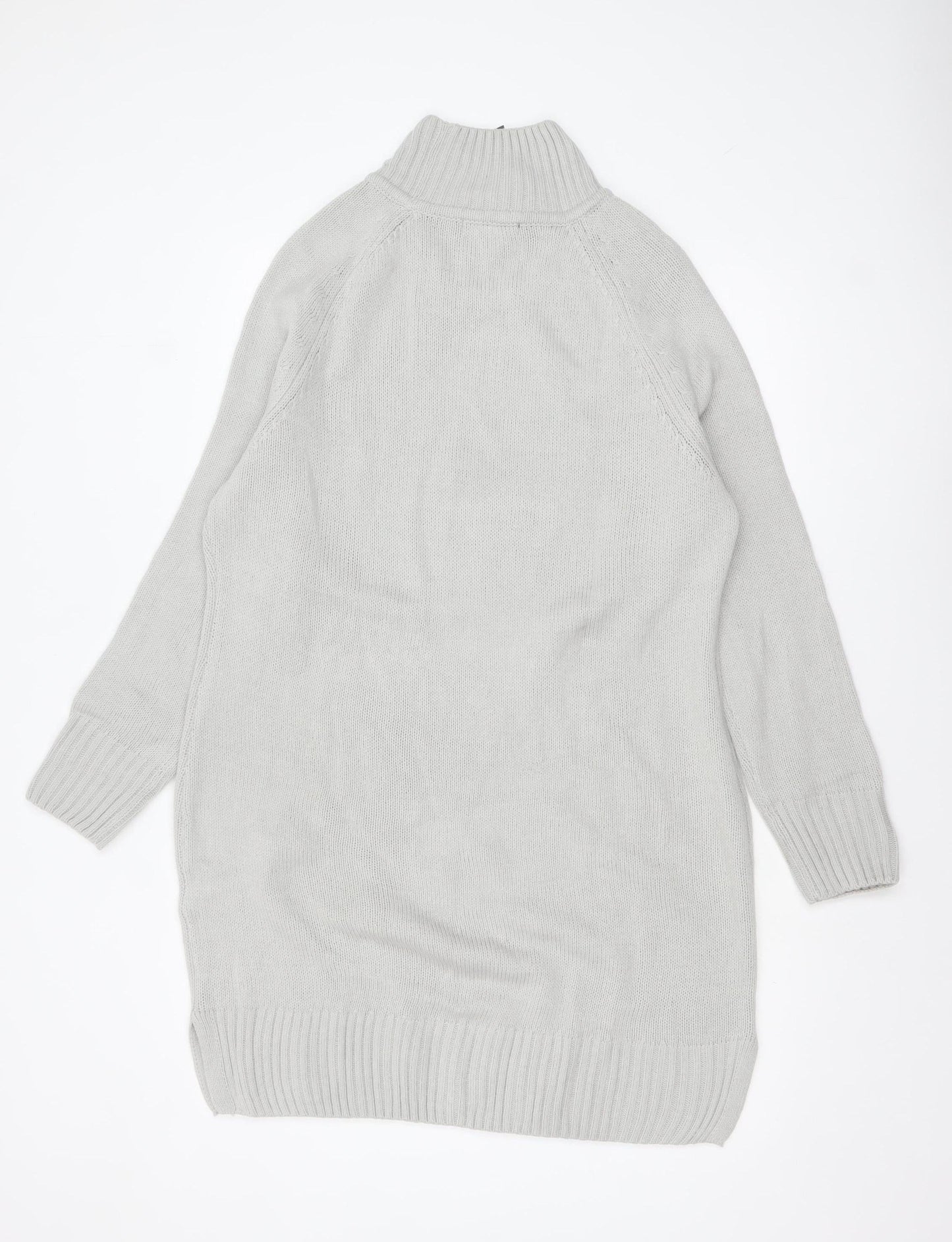 Womens UK Size 16 Avenue Grey Tunic Jumper