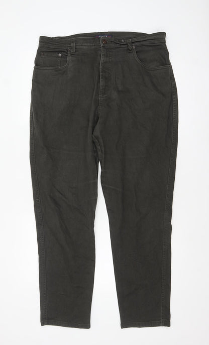 Bill Blass Women’s Black Stretch Straight Jeans Size 16