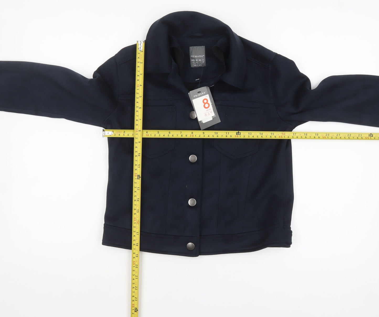 Womens UK Size 8 Primark Blue Basic Jacket