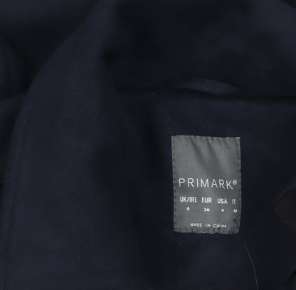 Womens UK Size 8 Primark Blue Basic Jacket