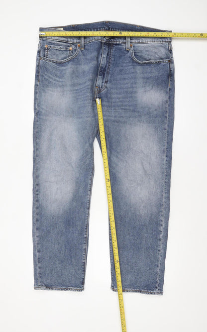 Levi Strauss Men’s Blue 502 Regular Fit Straight Denim Jeans W38 L30