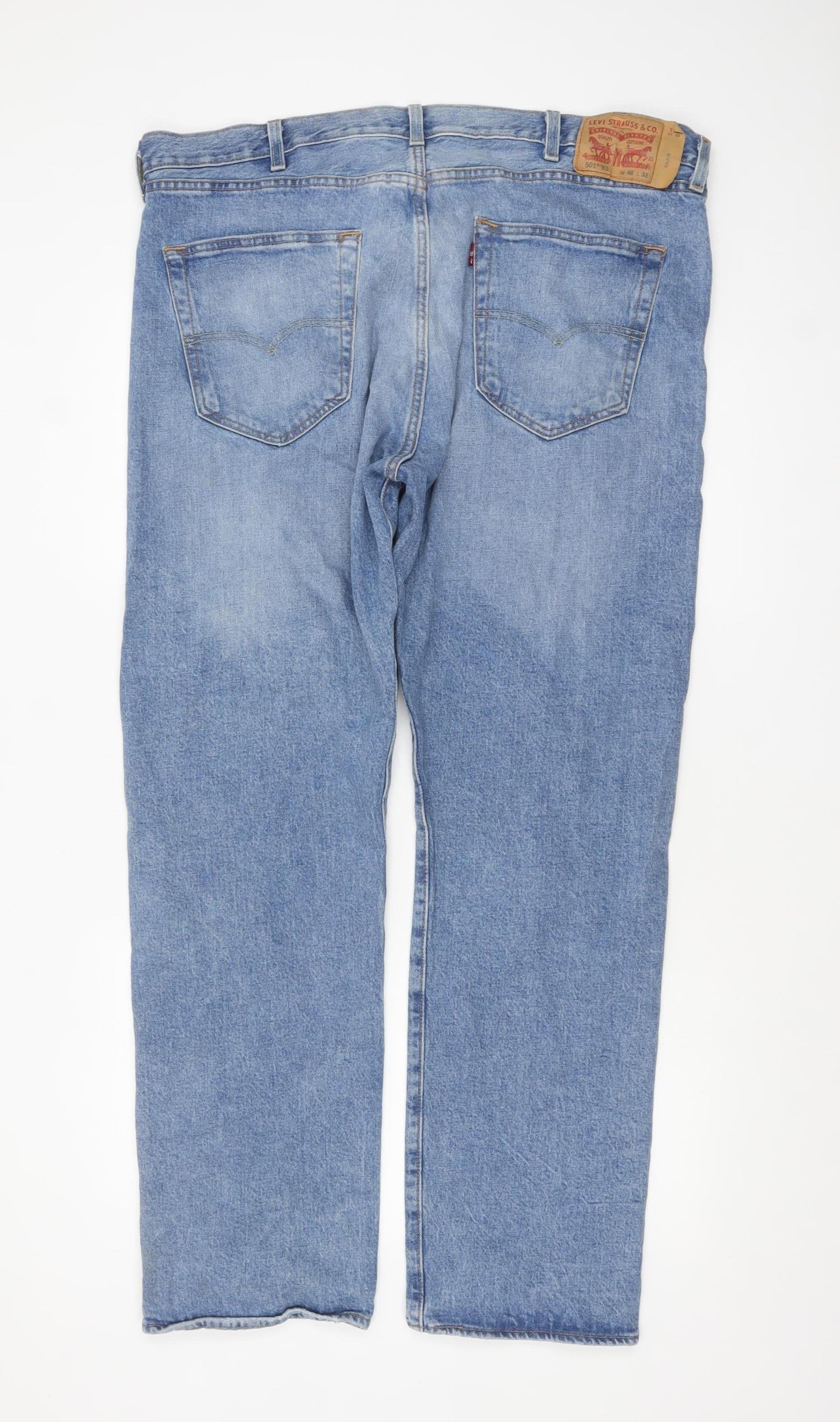 Levi Strauss 501 '93 Men's Blue Distressed Straight Jeans W40 L32