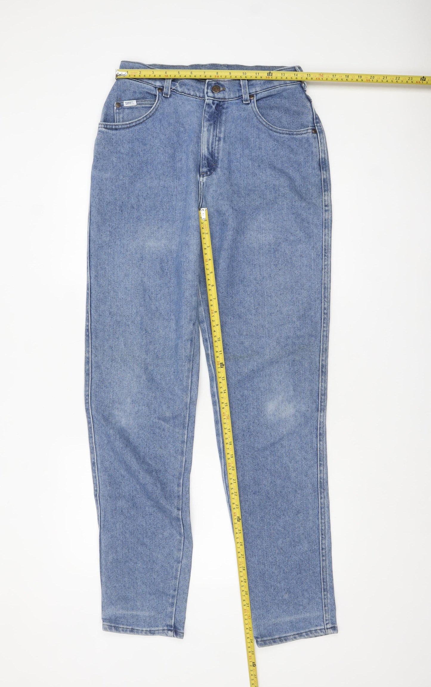 Lee Women's Blue High Rise Straight Leg Vintage Jeans Size 10L
