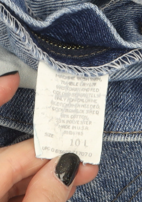 Lee Women's Blue High Rise Straight Leg Vintage Jeans Size 10L