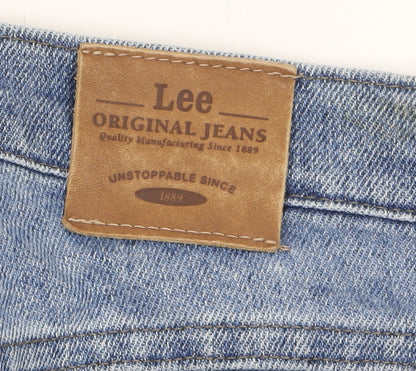 Lee Women's Blue High Rise Straight Leg Vintage Jeans Size 10L