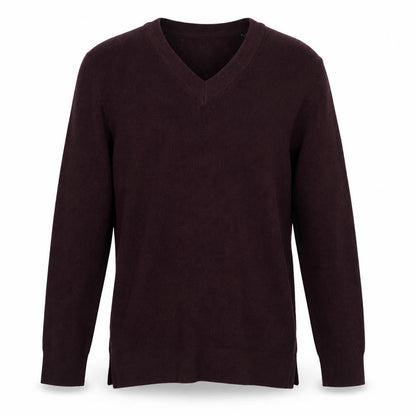 Gap Men’s Brown Cotton Blend V-Neck Jumper Size L