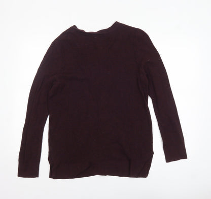 GAP Men’s Brown Cotton Blend V-Neck Jumper Size L