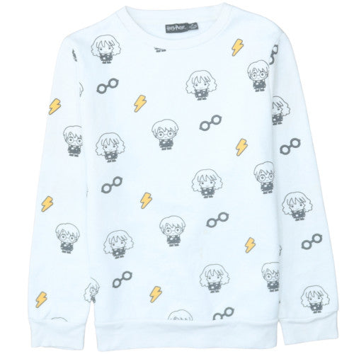 Womens UK Size XS Primark White Pullover Sweatshirt