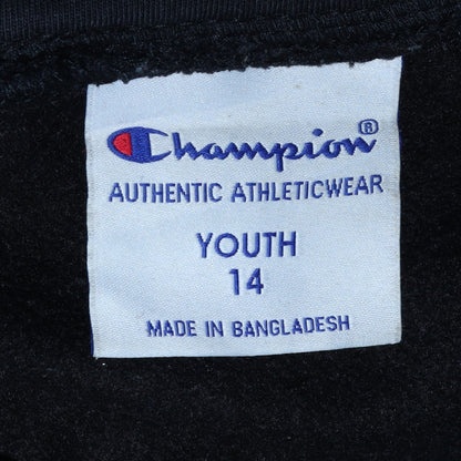 Teens UK Size 14 Champion Black Pullover Hoodie