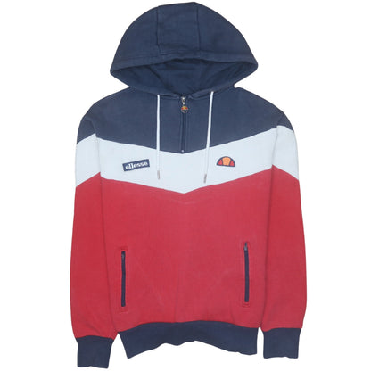 Mens UK Size M ellesse Multicoloured 1/2 Zip Hoodie