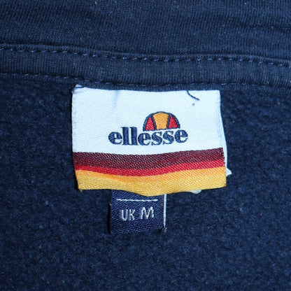 Mens UK Size M ellesse Multicoloured 1/2 Zip Hoodie