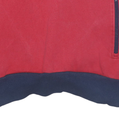 Mens UK Size M ellesse Multicoloured 1/2 Zip Hoodie