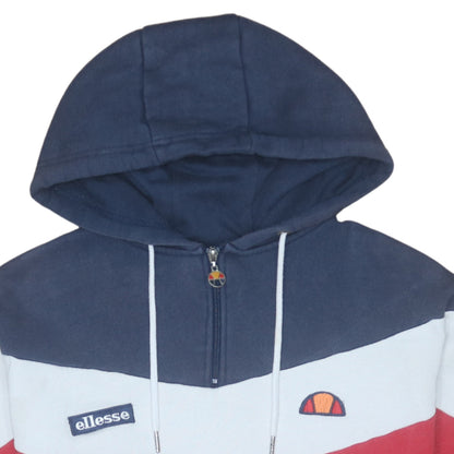 Mens UK Size M ellesse Multicoloured 1/2 Zip Hoodie