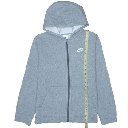 Teens UK Size XL Nike Grey Full Zip Hoodie