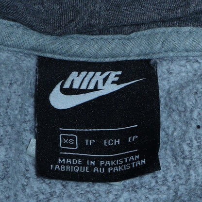 Mens UK Size XS Nike Grey Full Zip Hoodie