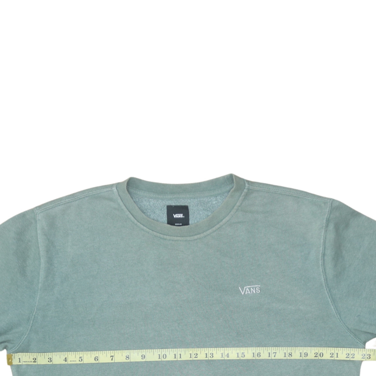 Mens UK Size M VANS Green Pullover Sweatshirt