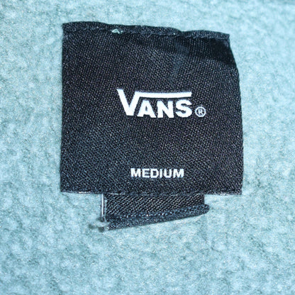Mens UK Size M VANS Green Pullover Sweatshirt