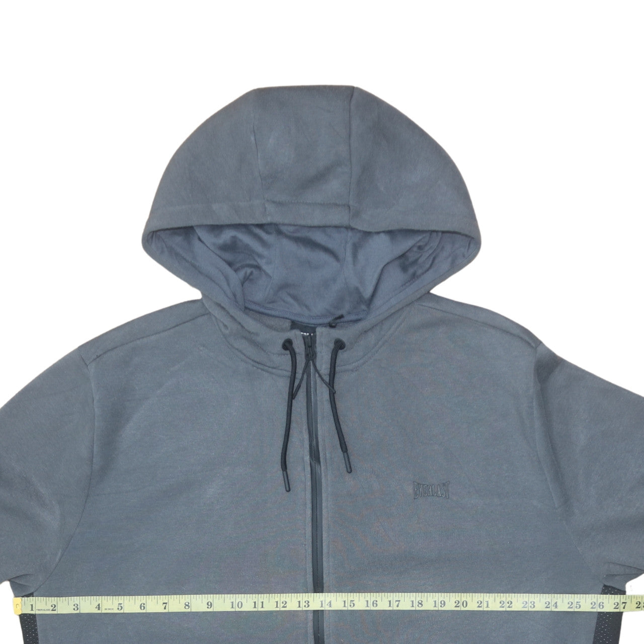 Mens UK Size 3XL Everlast Grey Full Zip Hoodie