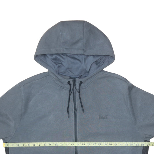 Mens UK Size 3XL Everlast Grey Full Zip Hoodie