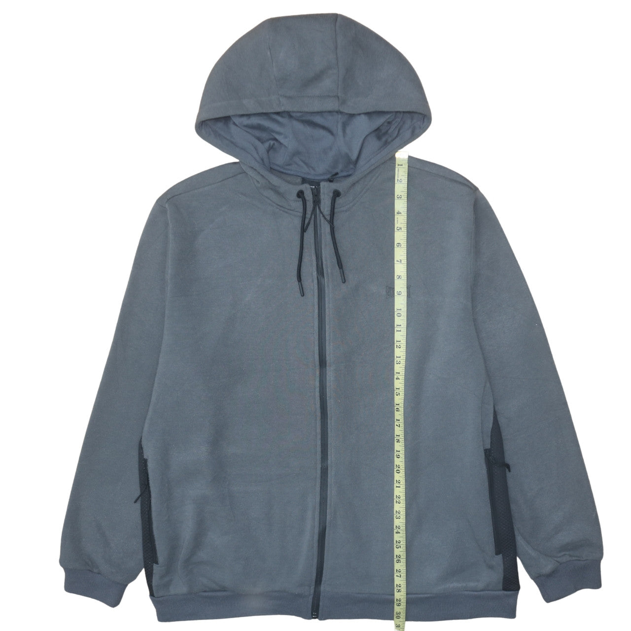 Mens UK Size 3XL Everlast Grey Full Zip Hoodie