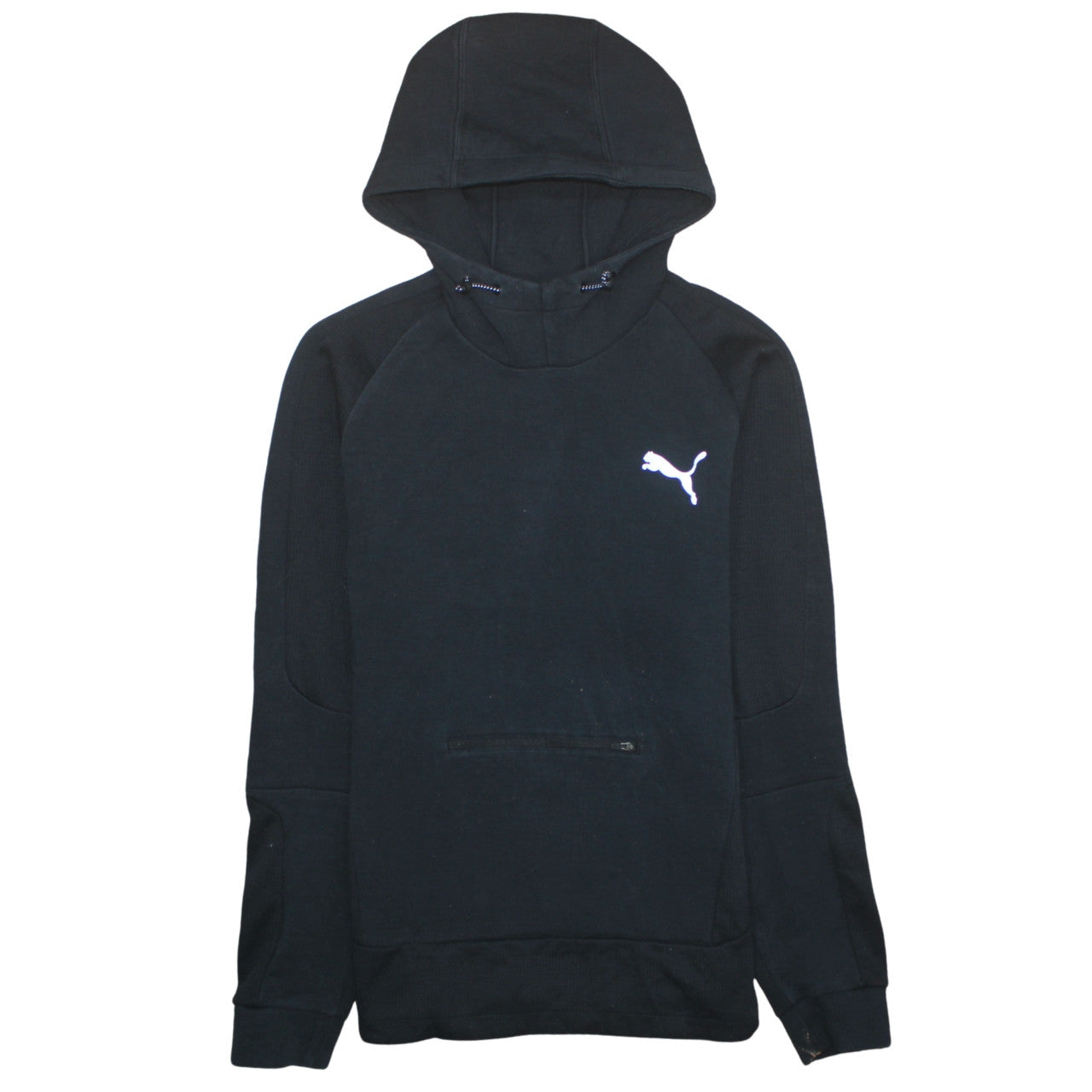 Mens UK Size L PUMA Black Pullover Hoodie