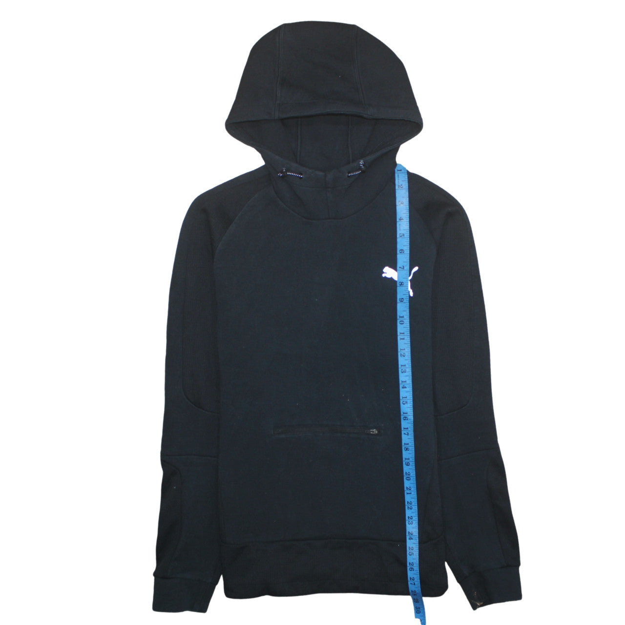Mens UK Size L PUMA Black Pullover Hoodie