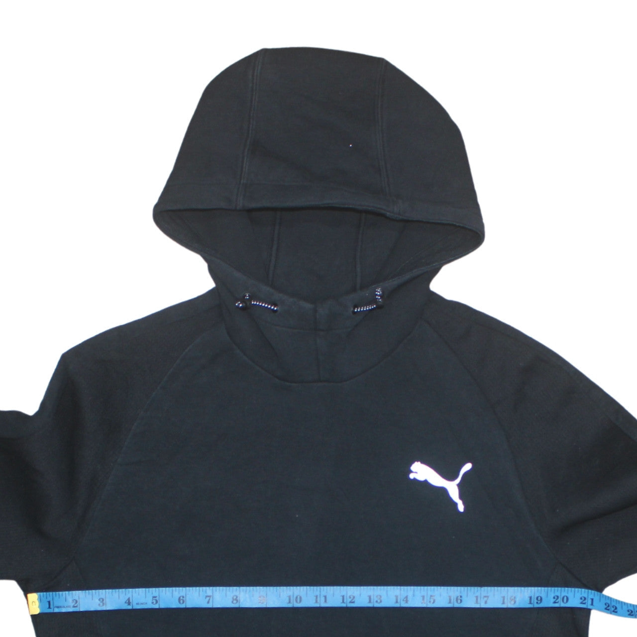 Mens UK Size L PUMA Black Pullover Hoodie