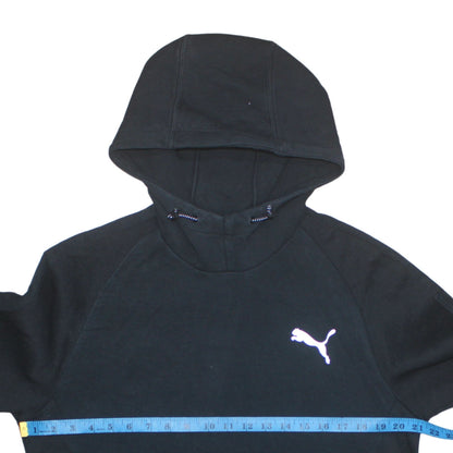 Mens UK Size L PUMA Black Pullover Hoodie