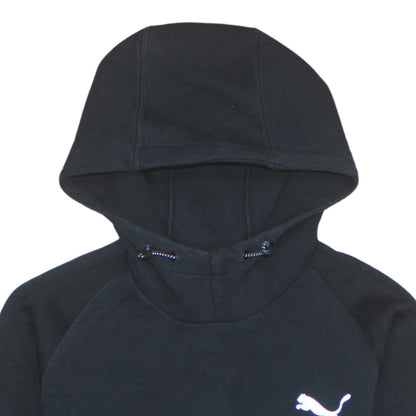 Mens UK Size L PUMA Black Pullover Hoodie