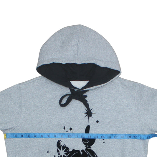 Womens UK Size S Disney Grey Pullover Hoodie