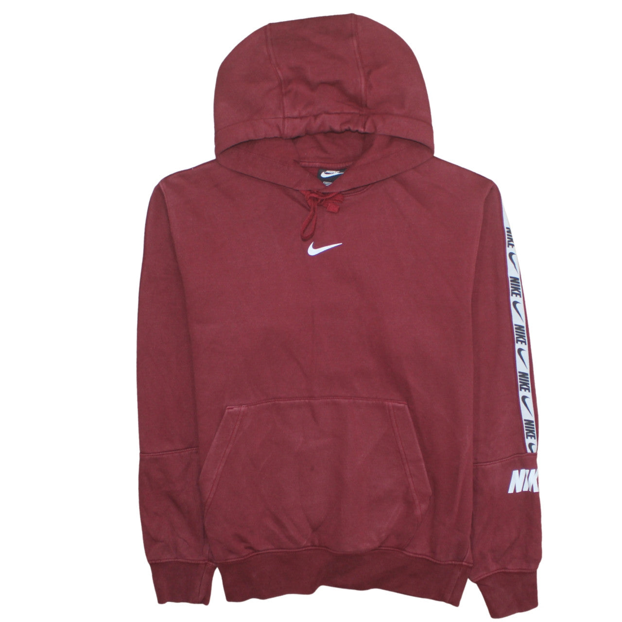 Mens UK Size S Nike Red Pullover Hoodie
