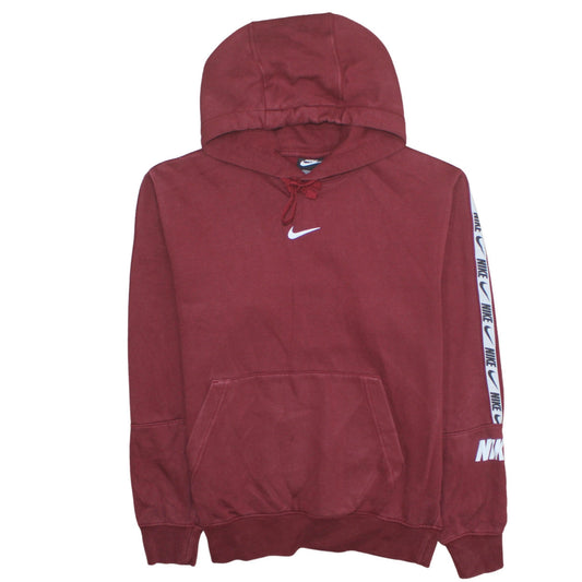 Mens UK Size S Nike Red Pullover Hoodie