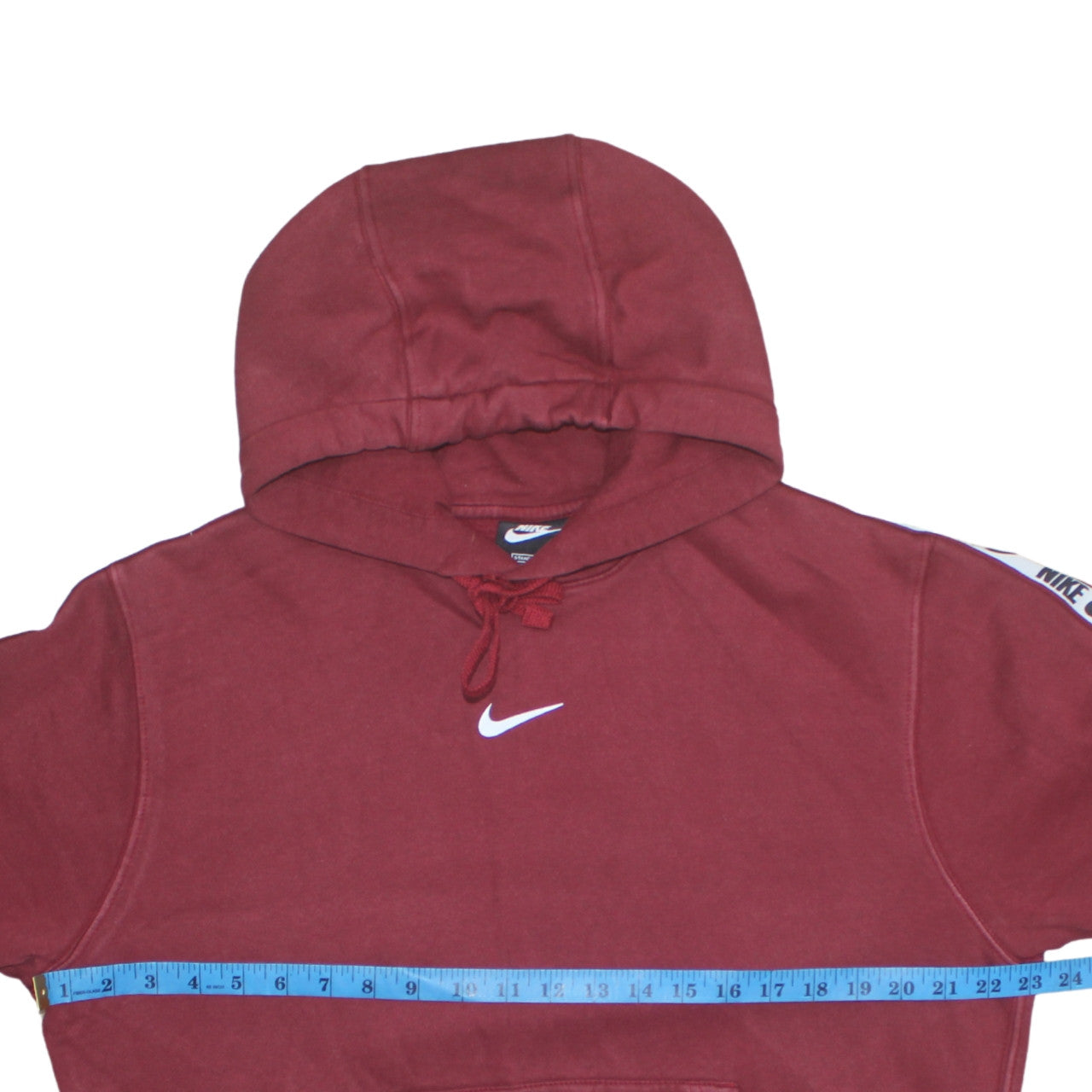 Mens UK Size S Nike Red Pullover Hoodie