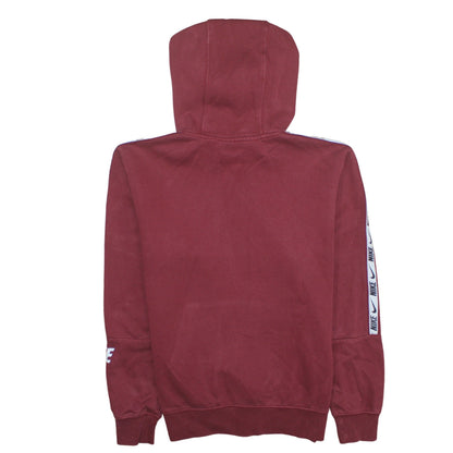 Mens UK Size S Nike Red Pullover Hoodie