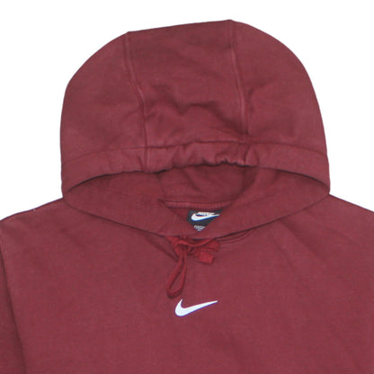 Mens UK Size S Nike Red Pullover Hoodie