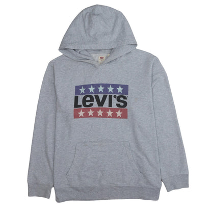 Mens UK Size XL Levi's Grey Pullover Hoodie