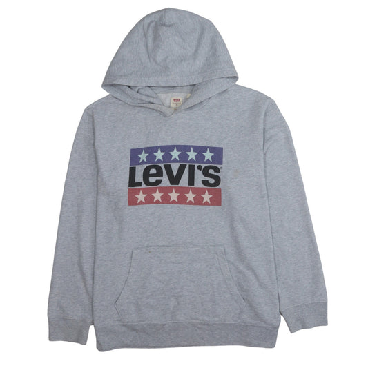 Mens UK Size XL Levi's Grey Pullover Hoodie