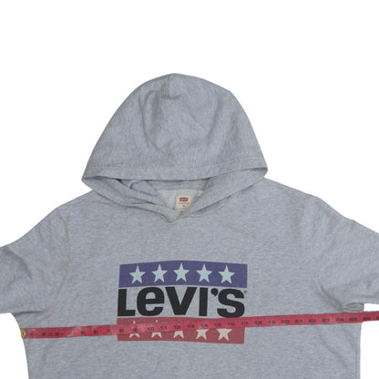 Mens UK Size XL Levi's Grey Pullover Hoodie